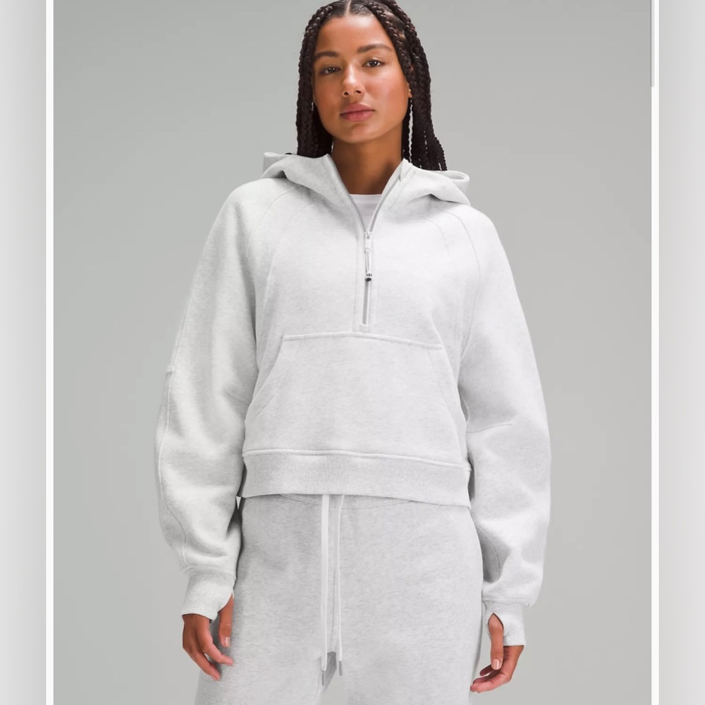 Scuba Oversized Half-Zip Hoodie